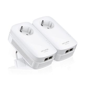 TP-LINK TL-PA9020P KIT AV2000 2-Port Gigabit Passthrough Powerline Starter Kit