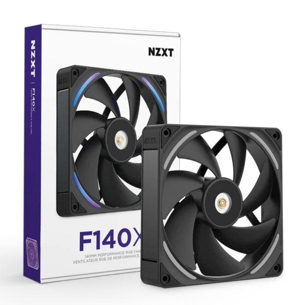NZXT RF-U14PN-B1 F140X 140mm Performance RGB Fan Black