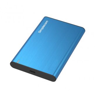 Simplecom SE221-BLUE Aluminium 2.5'' SATA HDD/SSD to USB 3.1 Enclosure Blue