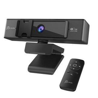 J5Create JVCU435 USB 4K ULTRA HD Webcam with 5x Digital Zoom Remote Control