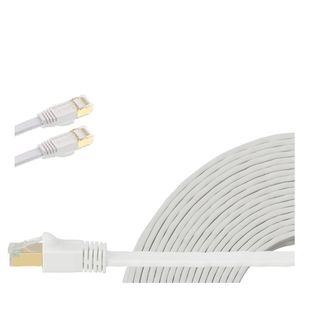 Edimax EA8-200SFW 20m White 40GbE Shielded CAT8 Network Cable