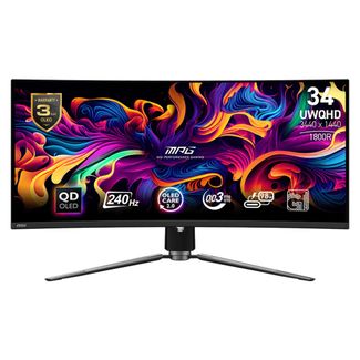 MSI MPG 341CQPX QD-OLED 34" UWQHD 240Hz HDR400 Curved Gaming Monitor