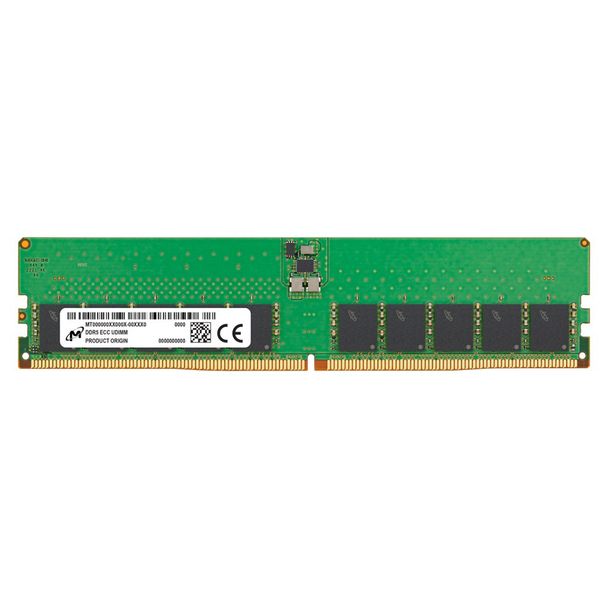 Micron MTC20C2085S1EC56BR 32GB DDR5 5600Mhz 2Rx8 CL46 UDIMM ECC Server Memory