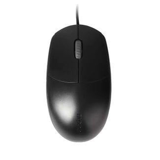 Rapoo N100-BK N100 Wired USB Optical Ambidextrous Mouse Black