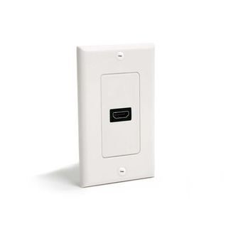 StarTech HDMIPLATE Single Outlet Female HDMI Wall Plate White