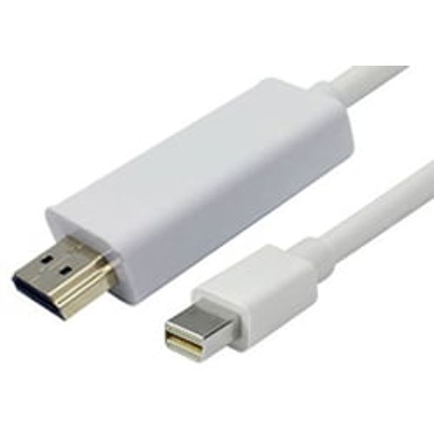 Comsol MD-HDMI-010 1M Mini DisplayPort Male to HDMI Male Cable