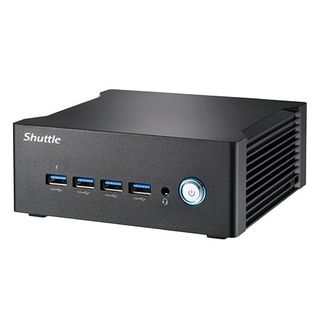 Shuttle NT10H7 Mini Barebone PC Ultra 7 155H processor 2xDDR5 1x M.2 2280 2x HDMI 2x DP 8x USB 2x Realtek 2.5G LAN 1x M.2 2230