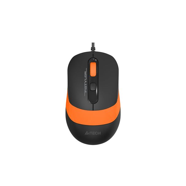 A4tech ERAMA703 FM10S Fstyler Silent Click Optical Wired Mouse USB Orange