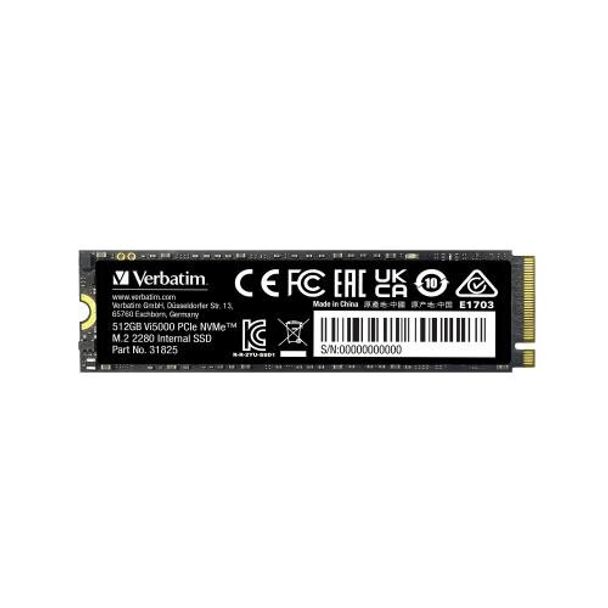 Verbatim 31825 512GB Vi5000 PCIe NVMe M.2 2280 SSD