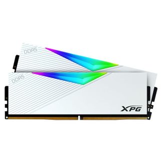 ADATA AX5U6000C3032G-DCLARWH XPG LANCER RGB 64GB (2 x 32GB) DDR5 6000MHz CL30 Desktop Memory White
