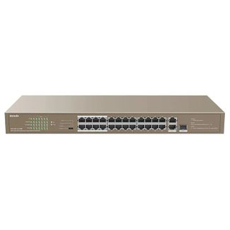 Tenda TEF1126P-24-250W 24-Port 10/100Mbps 1-Port Gigabit PoE Switch with SFP