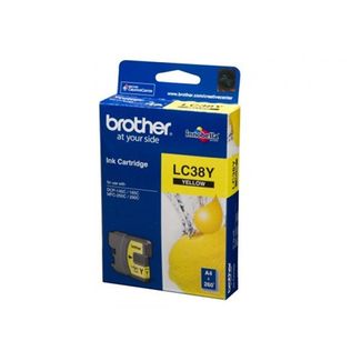 Brother LC38Y YELLOW Ink Cartridge FOR DCP-145C/165C