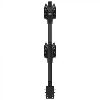Atdec AWMS-2-BT75-H-B Desk Clamp Heavy Duty Dual Vertical Monitor Mount