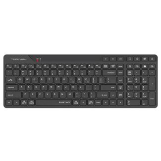 A4Tech ERAKA710 FBK27C AS Fstyler Bluetooth & 2.4G Rechargeable Keyboard 2-Zone Compact Size USB Black