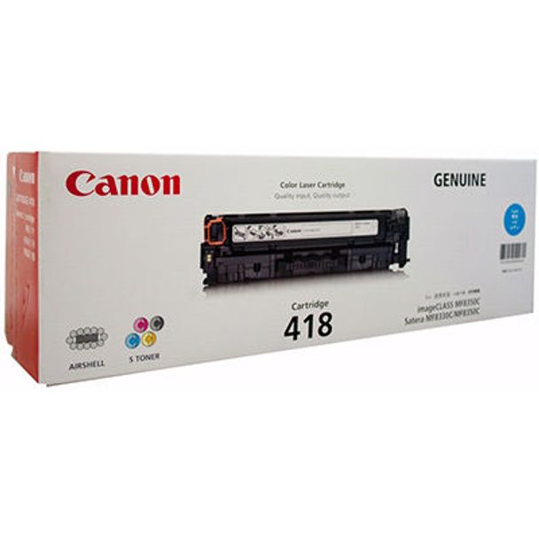 Canon CART418C Cyan Cartridge For Canon Mf8350Cdn