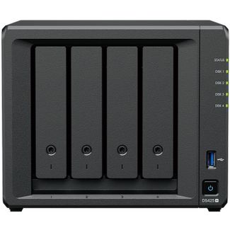 Synology DiskStation DS425+ 4-Bay 3.5" Diskless NAS with Celeron CPU & 2GB RAM