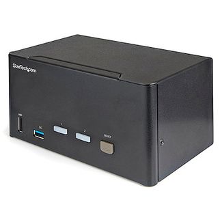 StarTech SV231TDPU34K 2-Port Triple Monitor DisplayPort KVM Switch