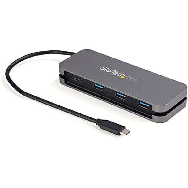 StarTech HB30CM3A1CB 4 Port USB C Hub 5Gbps 3A/1C- 11in Cable