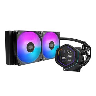 Cooler Master MLX-D24M-A18PA-RD MasterLiquid Core Nex Digital 240 ARGB Liquid CPU Cooler