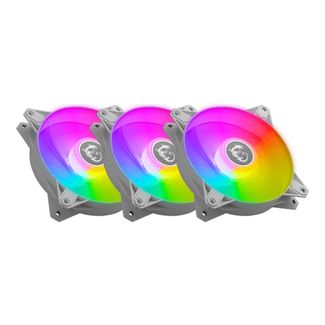 MSI MPG F120 ARGB-3W 120mm Case Fan 3-Pack White
