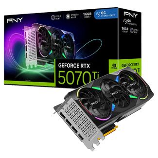 PNY VCG5070T16TFXXPB1-O GeForce RTX 5070 Ti ARGB EPIC-X RGB Triple Fan OC 16GB Graphics Card