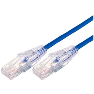 Comsol UTP-1.5-C6A-UT-BLU 1.5m RJ45 Cat 6A Ultra Thin Patch Cable - Blue