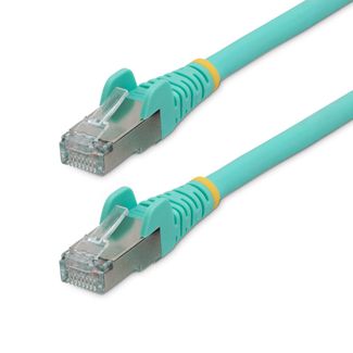 StarTech NLAQ-1M-CAT6A-PATCH 1m CAT6a LSZH Ethernet Cable - Aqua