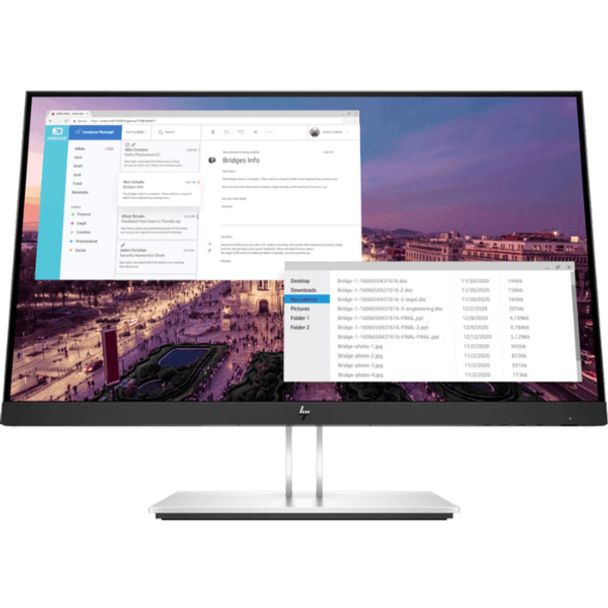 HP 9VF96AA E23 G4 FHD 23" IPS 16:9 1920x1080 1000:1 5M:1 VGA DP HDMI Tilt+Pivot+H-ADJ 3YR