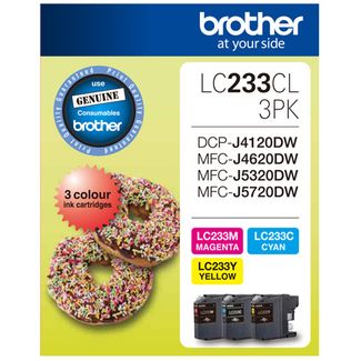 Brother LC233CL3PK Color Value Pack