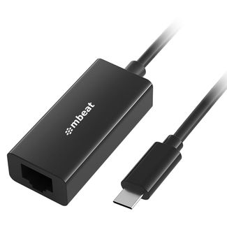 Mbeat MB-CGL-1K USB-C Gigabit Ethernet Adapter - Black