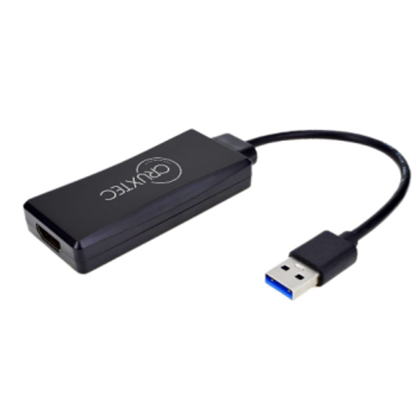 Cruxtec UTH18-BK USB to HDMI Female Cable Adapter