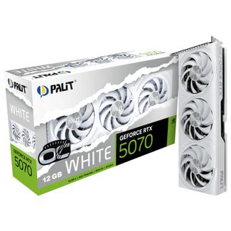 Palit NE75070U19K9-GB2050W GeForce RTX 5070 WHITE OC 12GB GDDR7 Graphics Card
