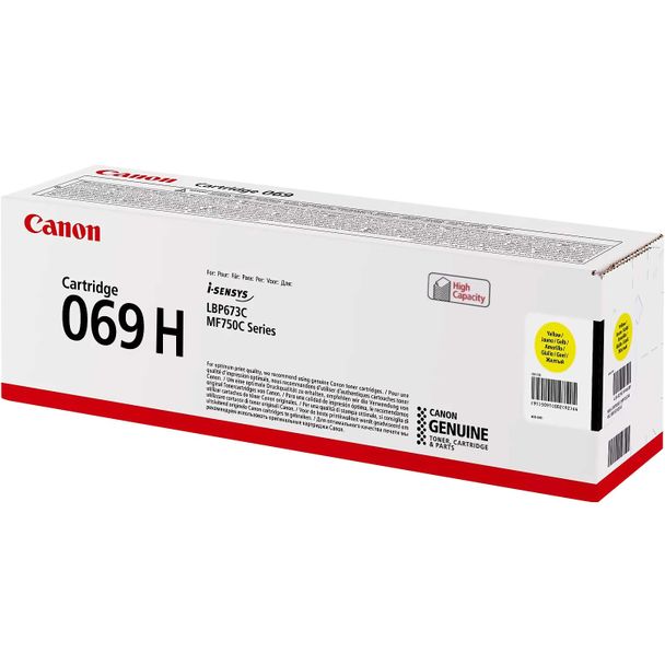 Canon CART069HY CART069 Yellow HY Toner Cartridge