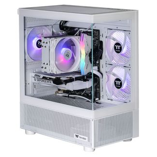 Thermaltake CA-4Q1-00S6WA-00 Horizon Elite Gaming Desktop PC i5-14400F 32GB 1TB RTX5060 W11H Snow