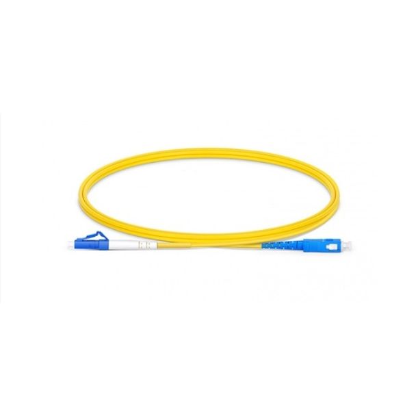 MicroBeam FL.OS2LCLC2M 2m LC-LC OS2 Singlemode Duplex UPC Fiber Optic Cable Yellow