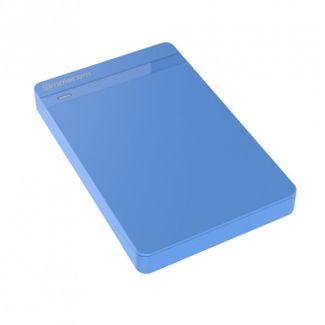 Simplecom SE203-BLUE Tool Free 2.5' SATA HDD SSD to USB 3.0 Hard Drive Enclosure - Blue Enclosure