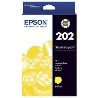 EPSON C13T02N492 202 STD YELLOW INK FOR XP-5100 WF-2860