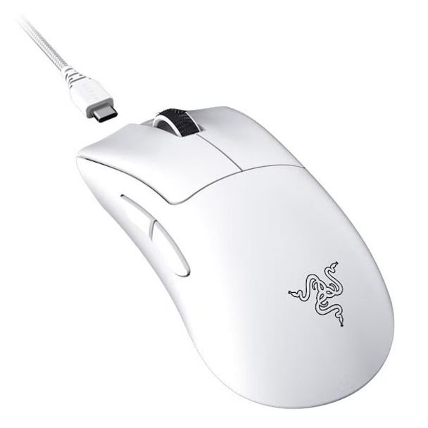 Razer RZ01-04630200 DeathAdder V3 Pro Ultra-lightweight Wireless Ergonomic Esports Mouse White Edition