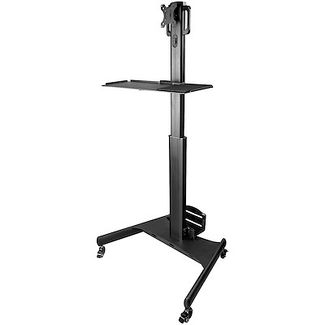 StarTech WKSTNCART Mobile Workstation Cart w Monitor Mount