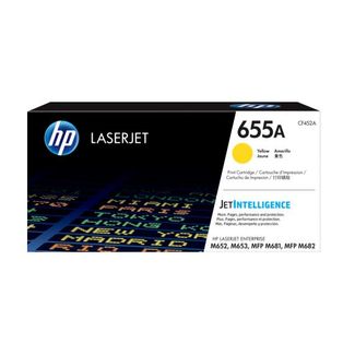 HP CF452A 655A Yellow Original LaserJet Toner Cartridge