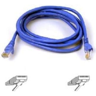 BELKIN A3L980B02M-BLUS 2M CAT6 UTP ETHERNET PATCH CABLE, BLUE 