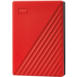 WD WDBPKJ0050BRD-WESN My Passport 5TB USB 3.2 External Portable Hard Drive Red