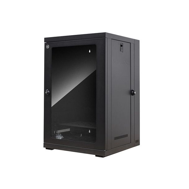 Serveredge CBN-18RU-66WM 18RU Fully Assembled Hinged Wall Mounted Server Cabinet - 600W x 550D x 914H