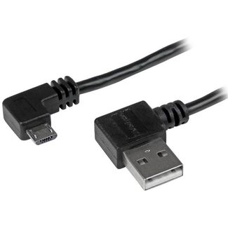 StarTech USB2AUB2RA1M Micro-USB Cable with Right-Angled Connectors - M/M - 1m