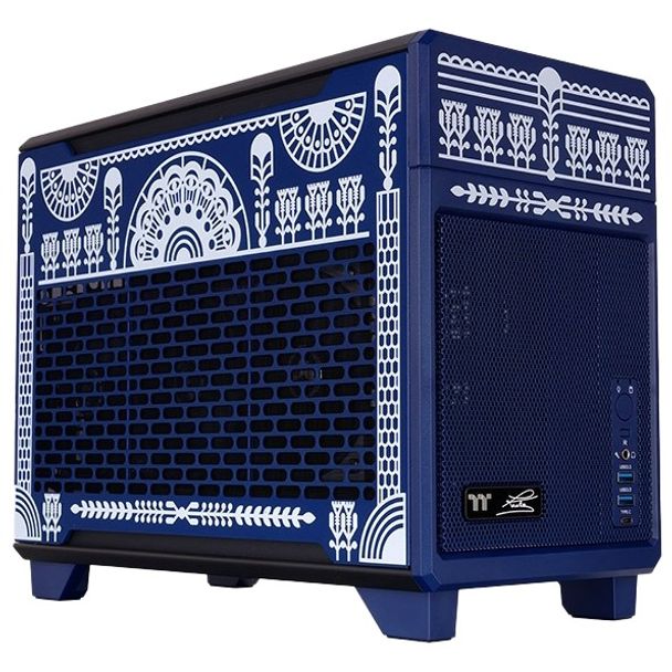 Thermaltake CA-11A-00SPNN-AR TR100 SFF mITX Case Koralie Edition