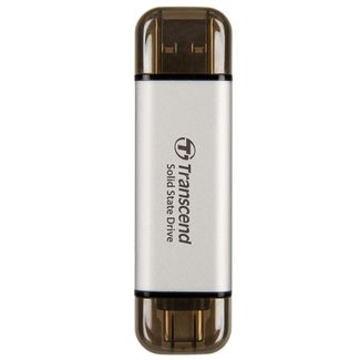 Transcend TS2TESD310S ESD310 2TB USB-A/C Portable SSD Silver
