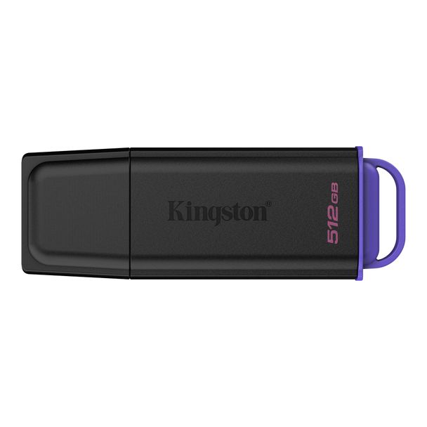 Kingston DTXG2/512GB 512GB DataTraveler Exodia USB 3.2 Gen 1 Flash Drive Black/Purple