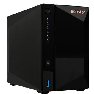 Asustor AS3302T-V2 Drivestor 2 Pro AS3302T V2 2-Bay Diskless NAS Realtek RTD1619B Quad-Core CPU 2GB RAM