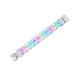 Thermaltake AC-082-CN6NAN-A1 TtMod Sleeved ARGB PSU Cable 8Pin 300mm Snow Edition