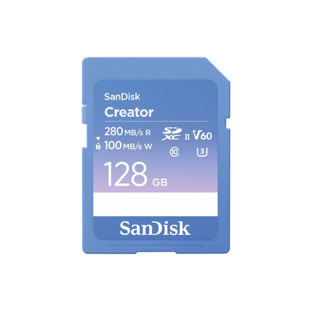 Sandisk SDSDXEP-128G-GNCIS Creator SD Memory Card 128GB
